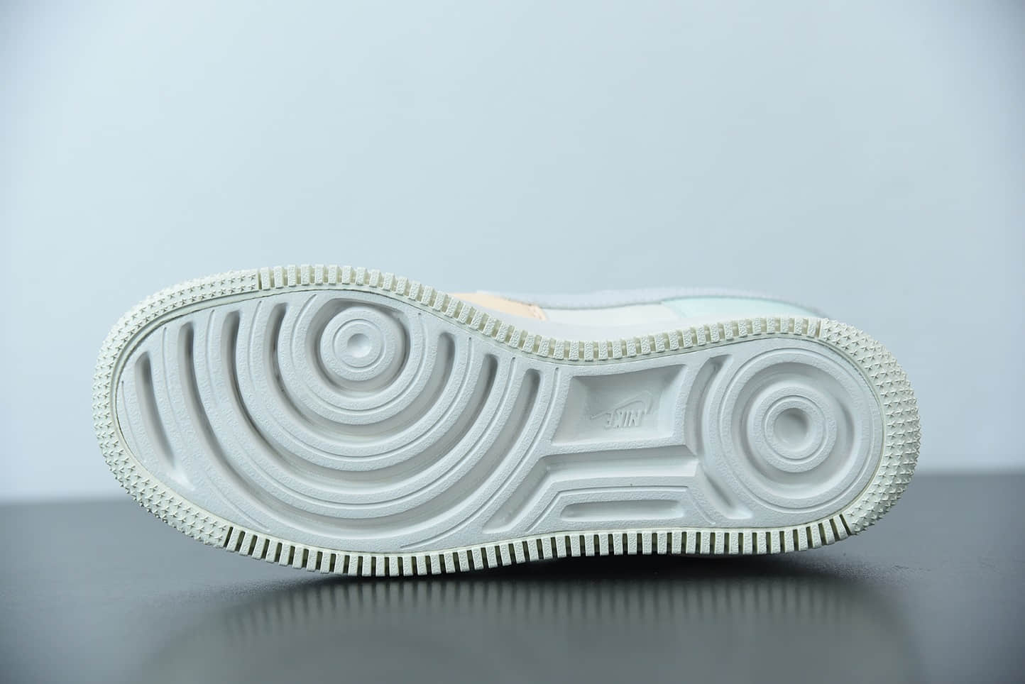 耐克Nike Air Force 1 “Shadow淡蓝粉拼接马卡龙轻量增高低帮百搭板鞋纯原版本 货号：CU8591-104