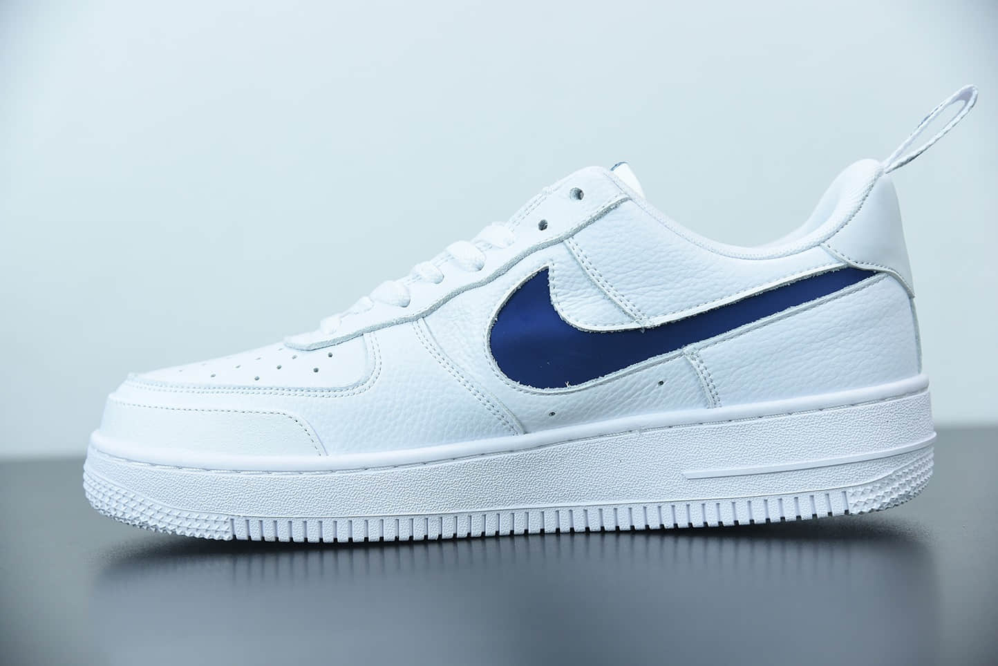 耐克Nike Air Force 1 Low 白蓝缝线空军一号低帮百搭休闲运动板鞋纯原版本 货号：CK7213-104