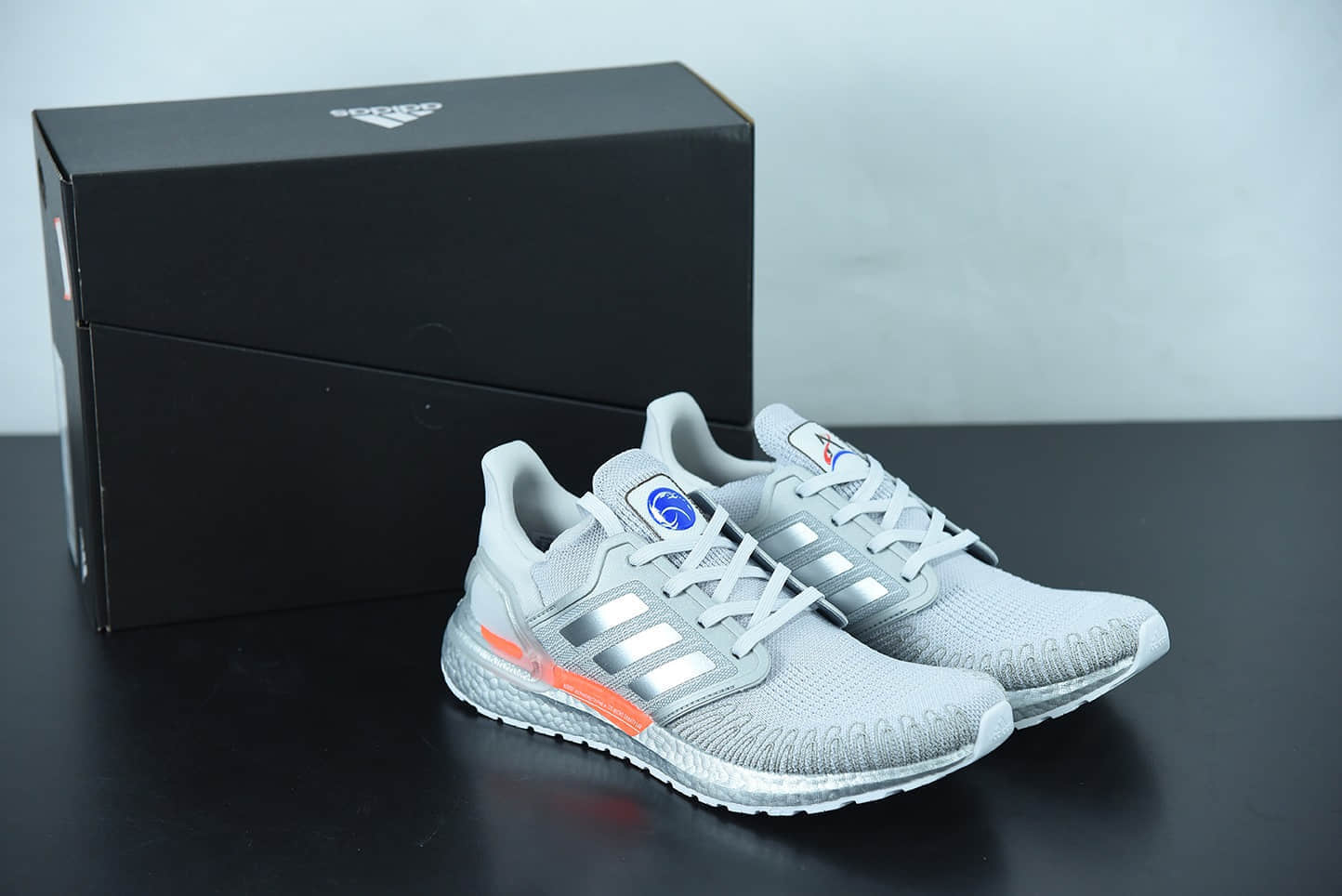 阿迪达斯 Adidas Nasa x Ad Ultra Boost 20 Consortium 2021夏季新款银橙色爆米花休闲跑步鞋纯原版本 货号: FX7957