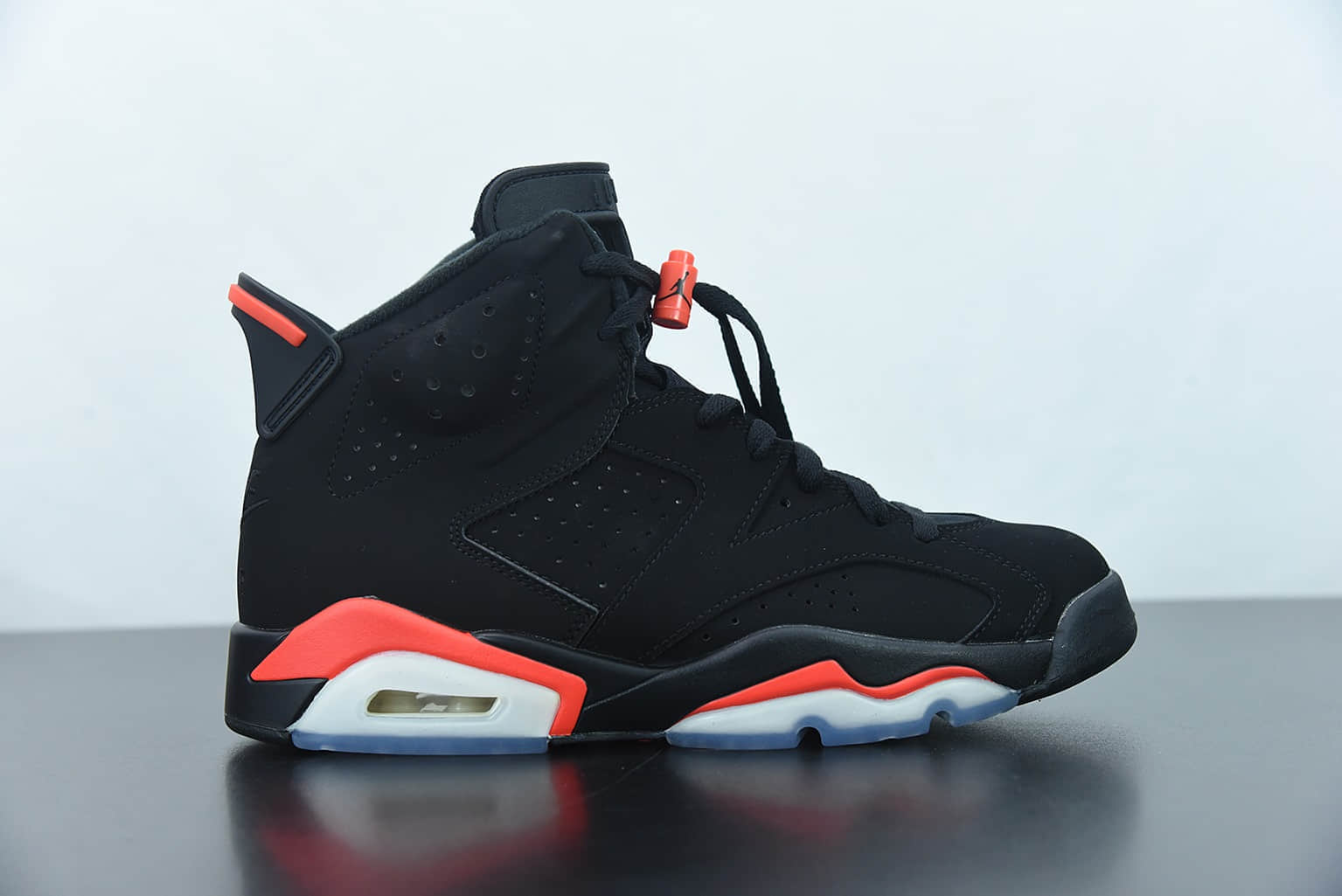 乔丹Air Jordan 6 Black Infrared黑红全明星红外线乔丹6代篮球鞋纯原版本 货号：384664-060