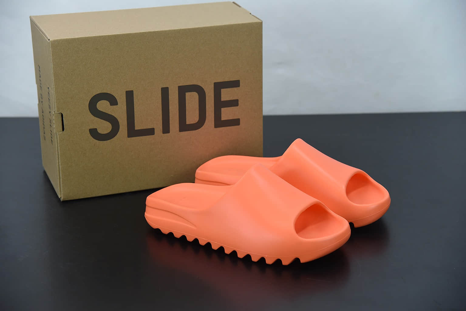 阿迪达斯Adidas Kanye West x Yeezy Slide“Resin” 椰子橙色拖鞋侃爷再度联名款纯原版本 货号：GZ0953