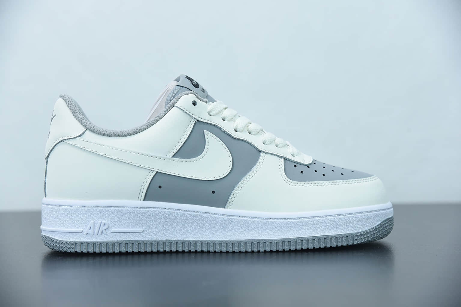 耐克Nike Air Force 1 Low '07 “米灰拼接”低帮空军一号休闲板鞋纯原版本 货号：BV6088-301