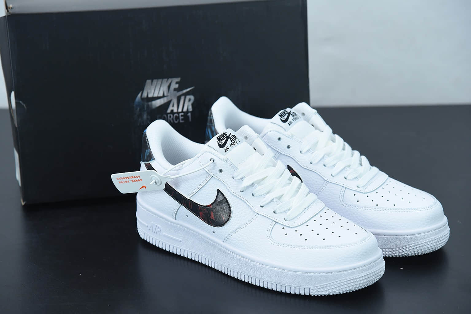 耐克 Nike Air Force 1 LowTie-Dye白蓝红扎染空军一号低帮运动休闲板鞋纯原版本 货号:DJ6889-100
