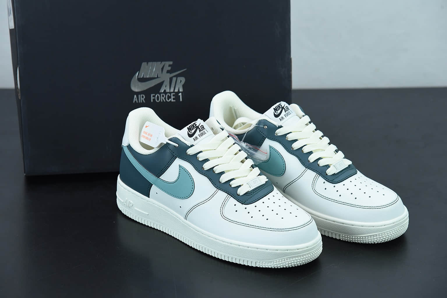 耐克 Nike Air Force 1'07 Low 湖水绿配色空军一号低帮休闲板鞋纯原版本 货号:LT0226-301