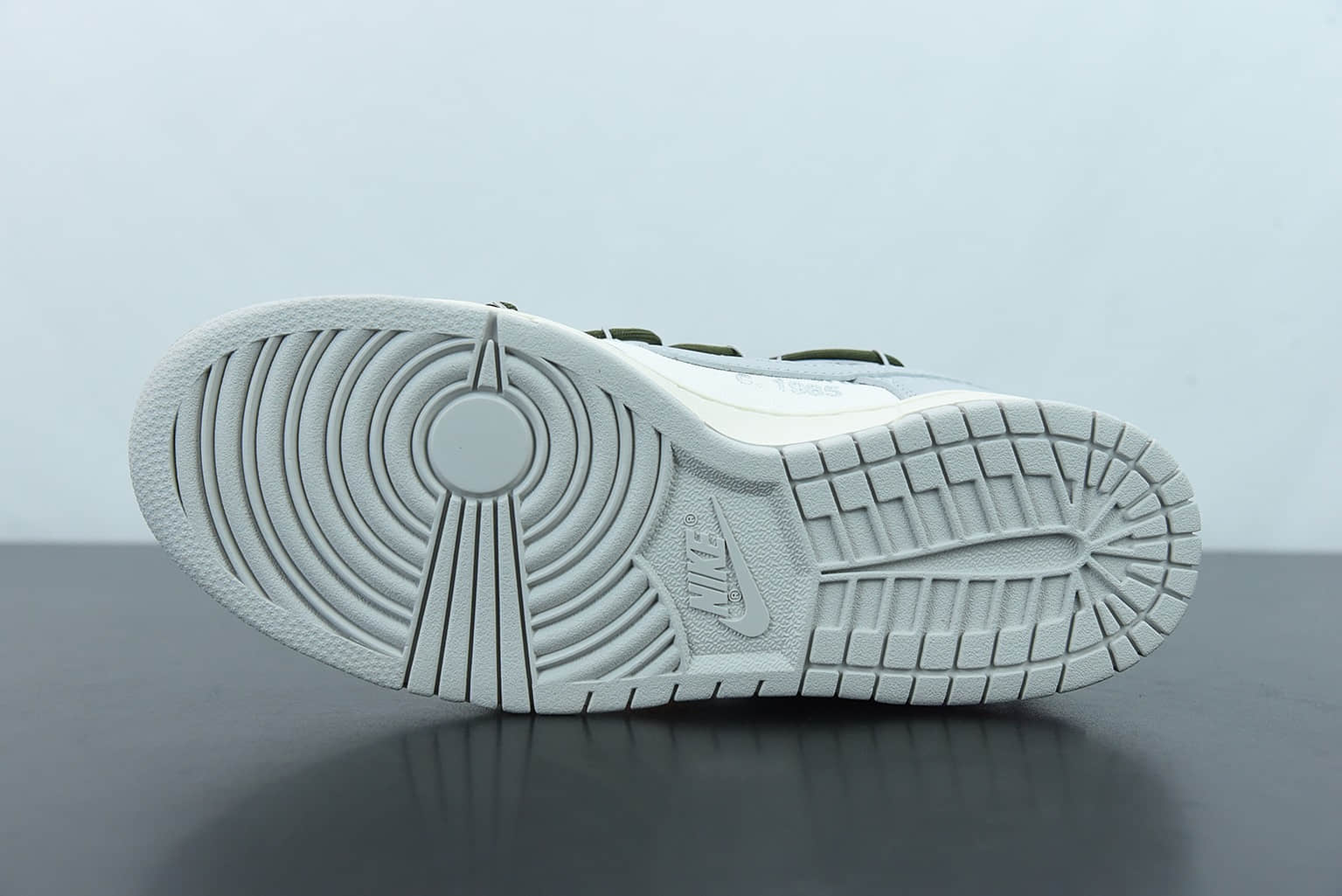 耐克 Nike Off-White x Nk Dunk Low OW 灰色墨绿色粉标“2250”SB扣碎篮板时尚休闲板鞋纯原版本 货号: DM1602-124