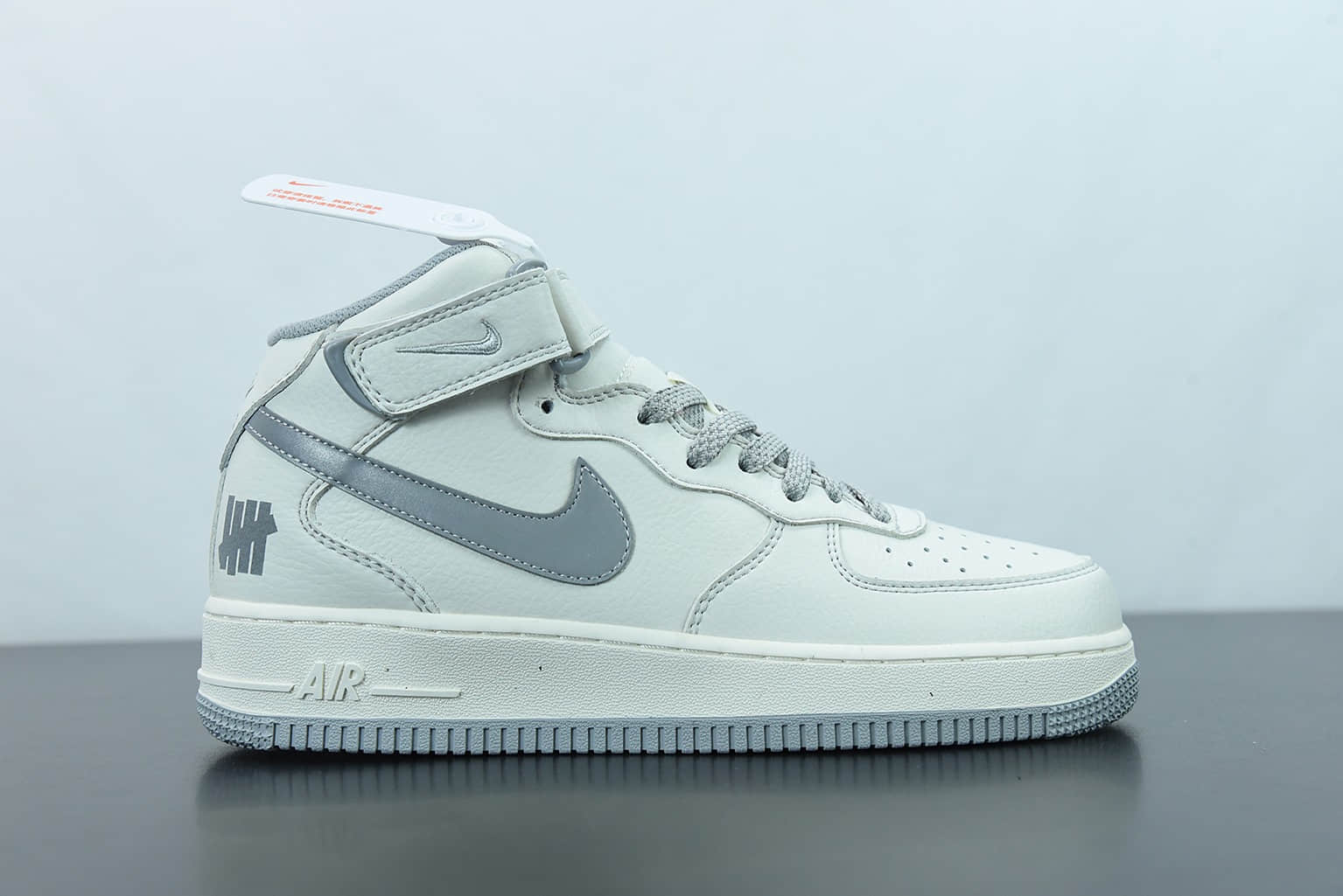耐克 Nike Undefeated x NK Air Force 1 Mid夜魔侠空军一号中帮休闲板鞋纯原版本 货号:AO6617-306