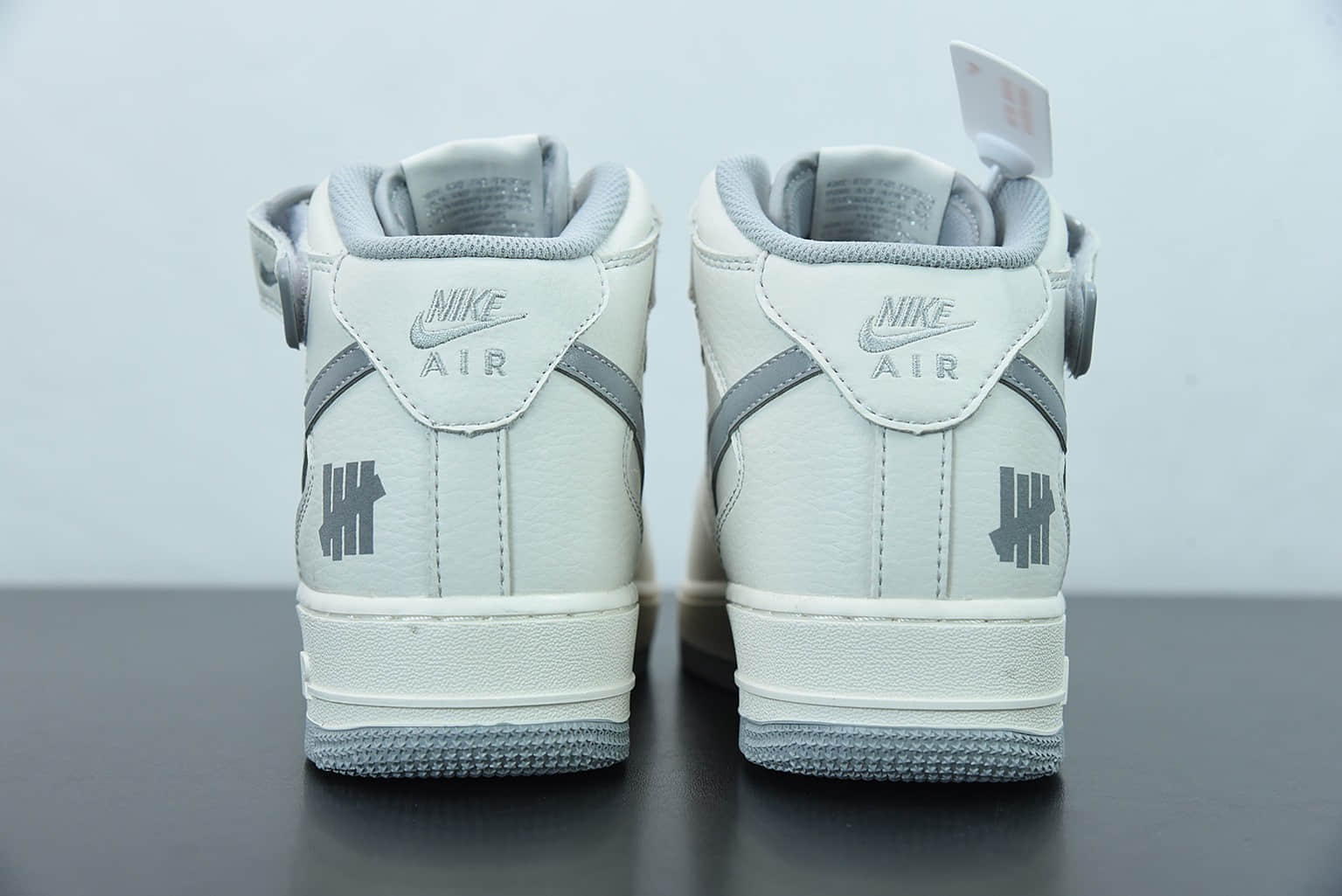 耐克 Nike Undefeated x NK Air Force 1 Mid夜魔侠空军一号中帮休闲板鞋纯原版本 货号:AO6617-306