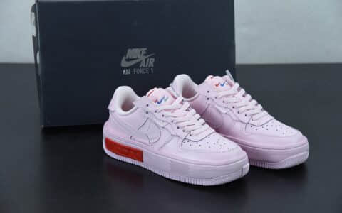耐克 Nike Air Force 1 Fontanka 全新时尚风Fontanka联名粉色空军一号低帮休闲板鞋纯原版本 货号：DA7024-600