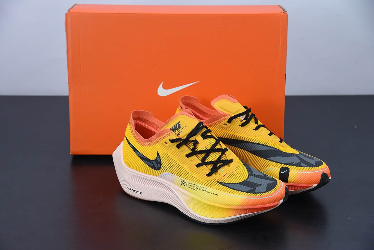 耐克 Nike ZoomX Vaporfly NEXT% 2 太阳黄马拉松针织面透气运动跑鞋纯原版本 货号:DO2408-739
