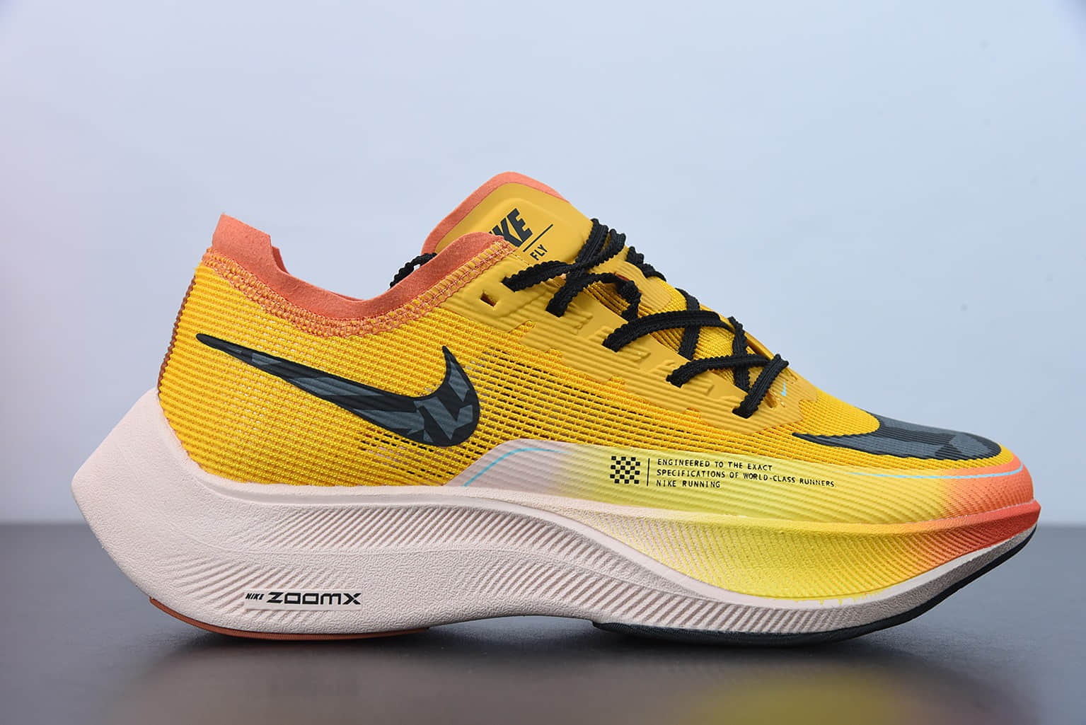 耐克 Nike ZoomX Vaporfly NEXT% 2 太阳黄马拉松针织面透气运动跑鞋纯原版本 货号:DO2408-739