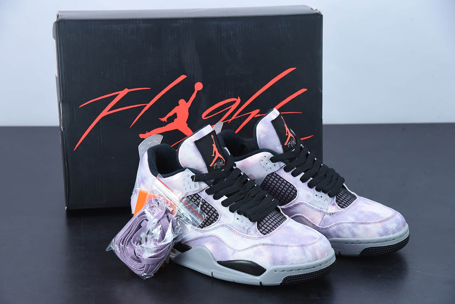 乔丹Air Jordan 4 “Zen Master”星空扎染中帮篮球鞋纯原版本 货号：DH7138-506