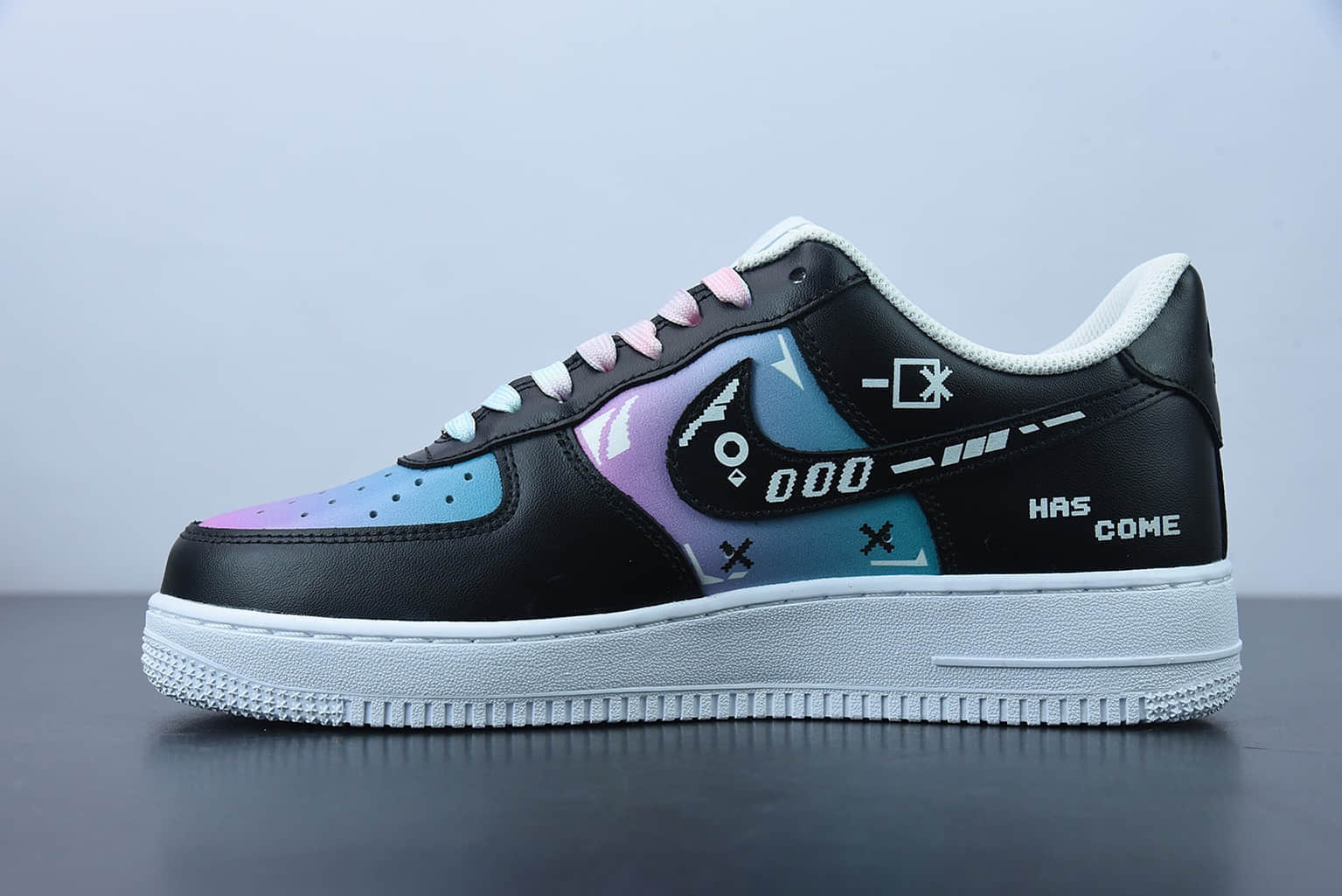 耐克 Nike AF 1'07 Low 赛博朋克黑武士电玩像素空军一号低帮休闲运动板鞋纯原版本 货号:CW2288-111
