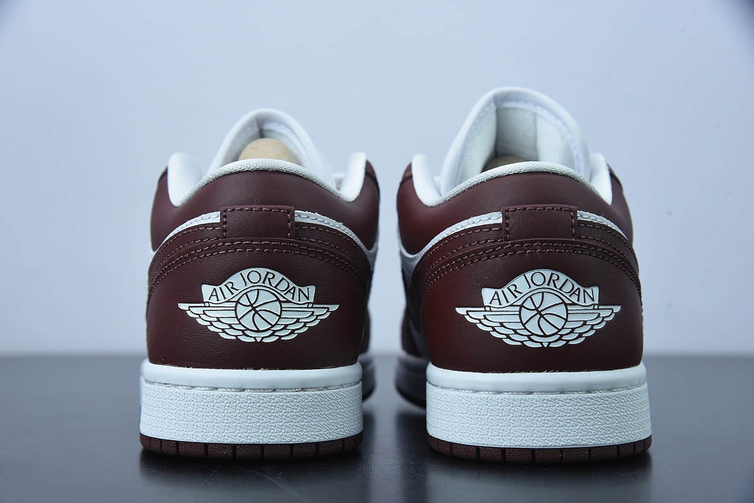 乔丹Air Jordan 1 Low “Team Red”酒红白低帮篮球鞋纯原版本 货号:DC0774-116