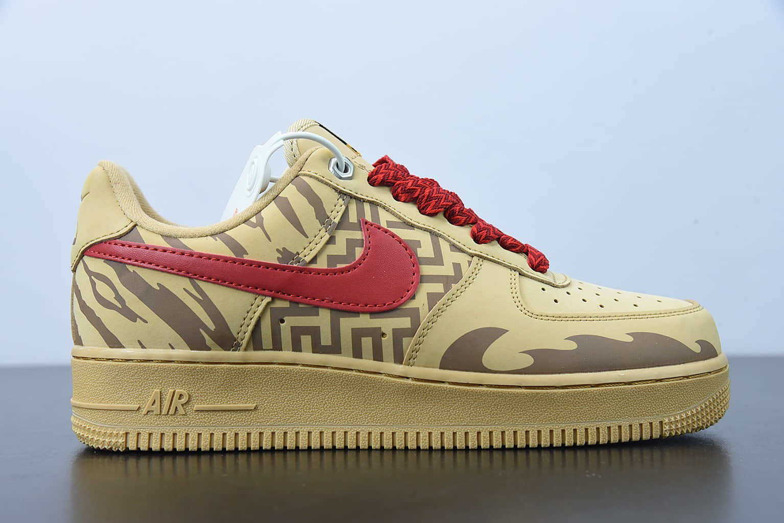 耐克 Nike Air Force 1'07 Low 麂皮麦色虎年限定空军一号低帮休闲板鞋纯原版本 货号：CJ9179-202