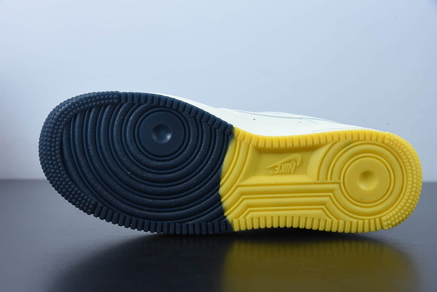 耐克 Nike AF 1'07 Low Su19 米蓝黄 孟菲斯灰熊队城市限定低帮空军一号休闲板鞋纯原版本 货号：TN2569-307