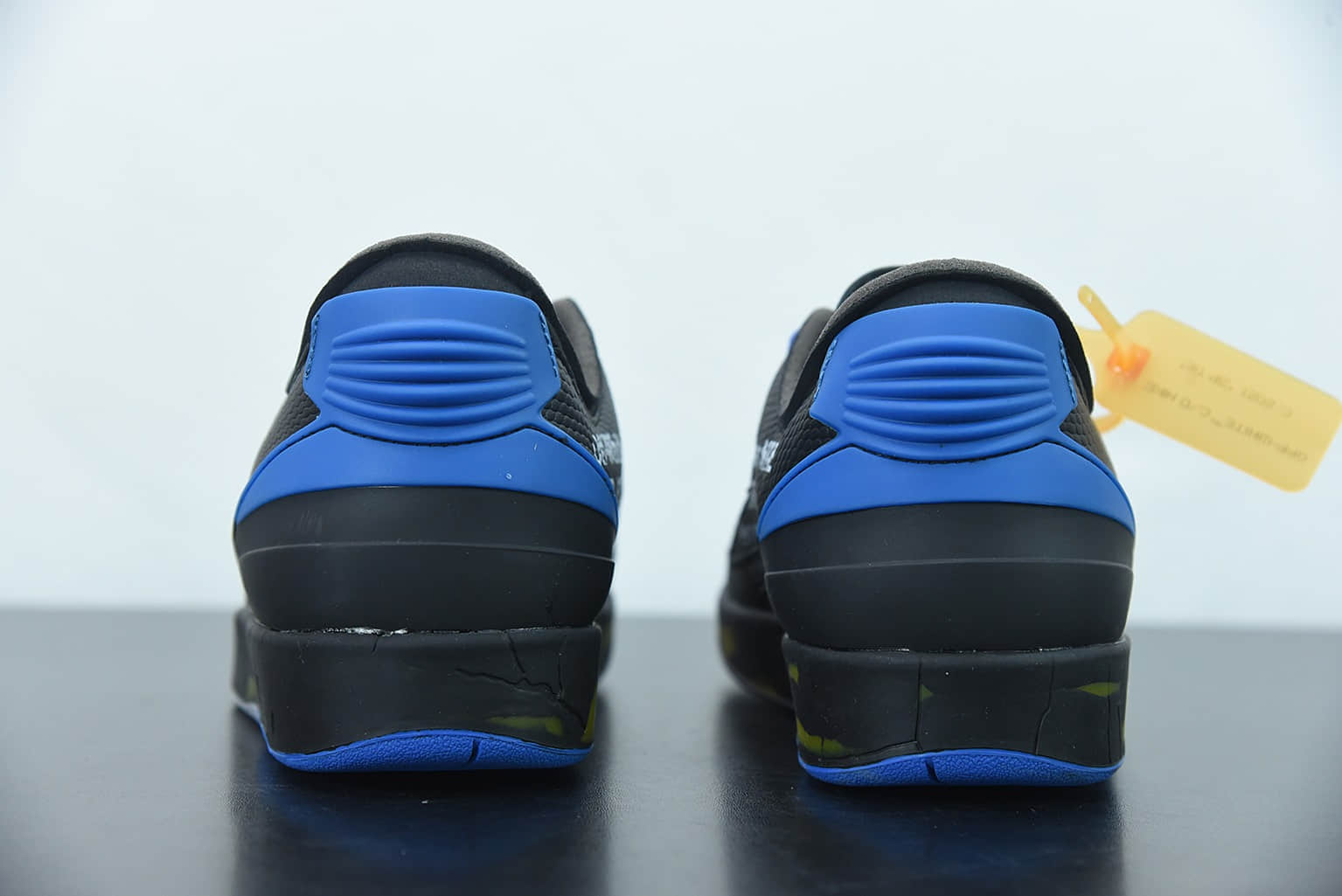 乔丹Air Jordan Off White x Air Jordan 2 Low SP AJ2 乔2黑蓝配色联名款篮球鞋纯原版本 货号:DJ4375-004