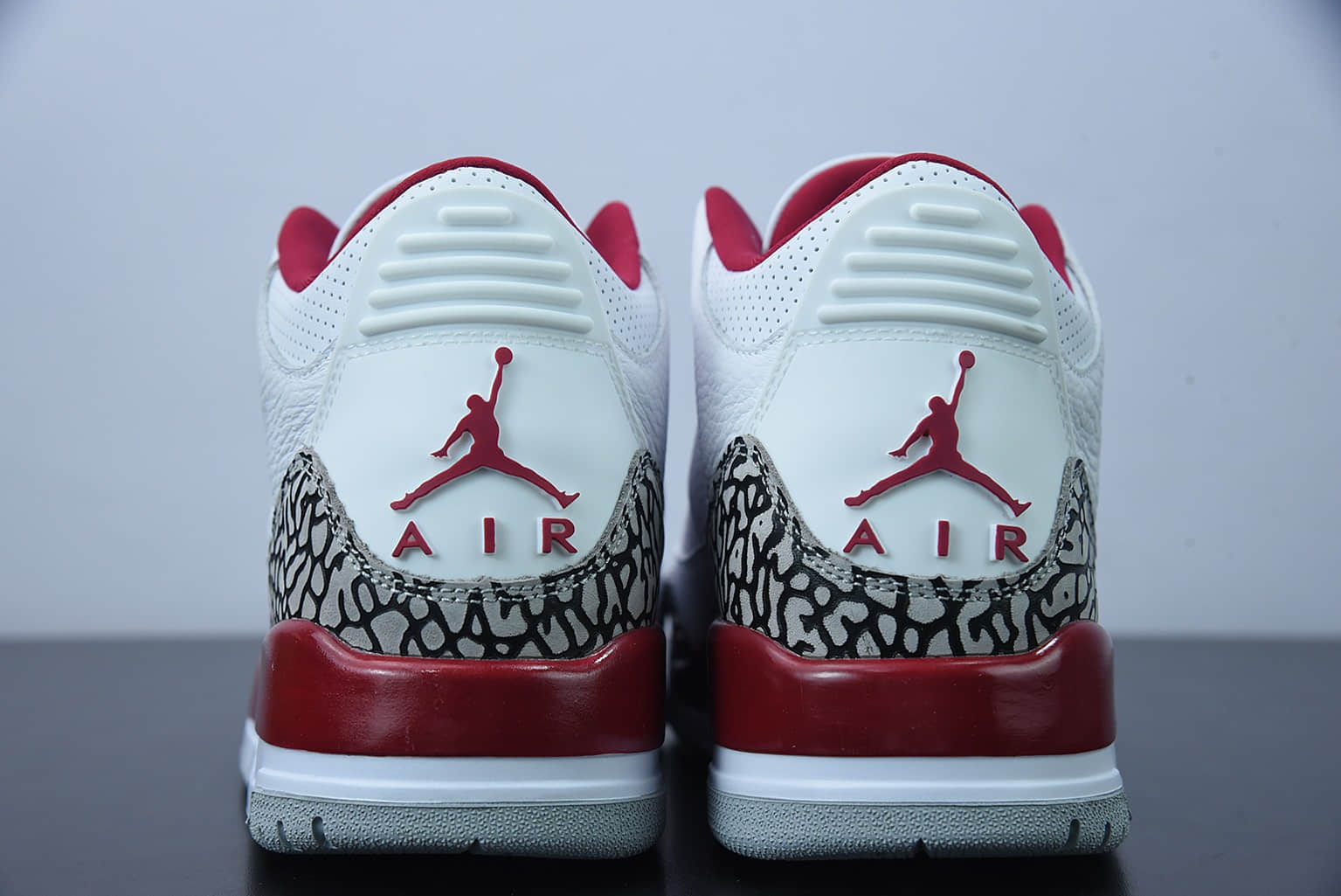 乔丹Air Jordan 3 Retro Cardinal  AJ3白孔雀篮球鞋纯原版本 货号：CT8532-126