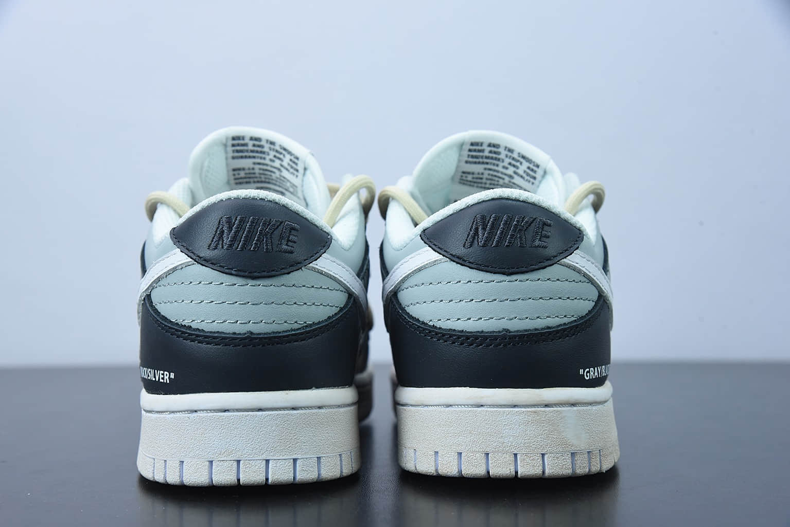 耐克 Nike Dunk Low Retro Vibe风做旧解构鞋带烟灰色低帮运动休闲板鞋纯原版本 货号:DD1503-109