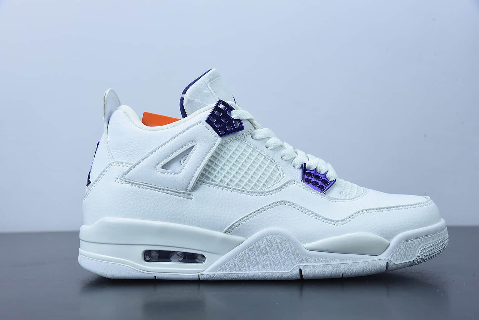乔丹 Air Jordan 4 Retro Se AJ4白紫金属紫中帮复古休闲运动文化篮球鞋纯原版本 货号：CT8527-115