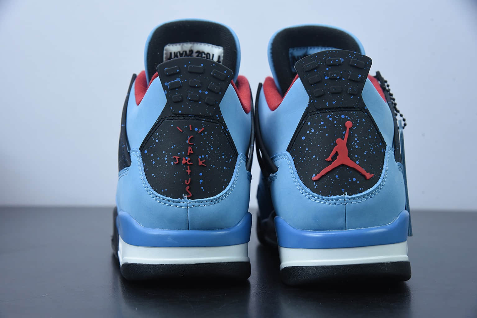 乔丹Travis Scott x Air Jordan 4 Retro 蓝麂皮AJ4联名款篮球鞋纯原版本 货号：308497-406