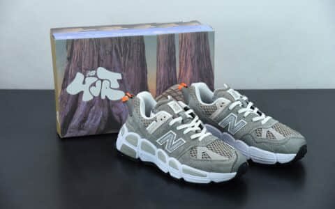 新百伦 New Balance Salehe Bembury x New Balance Yurt 灰色联名复古休闲跑步鞋纯原版本 货号：MS574YSC