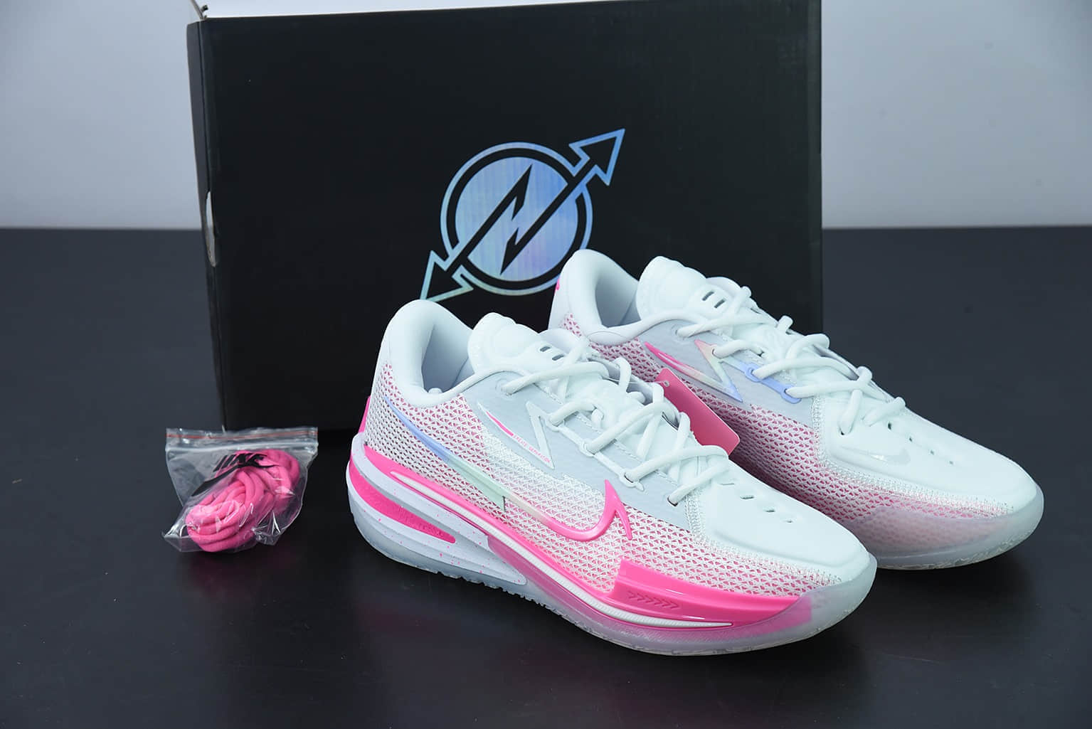 耐克 Nike Air Zoom GT Cut 乳腺癌粉色男子低帮实战篮球鞋纯原版本 货号：CZ0175-008