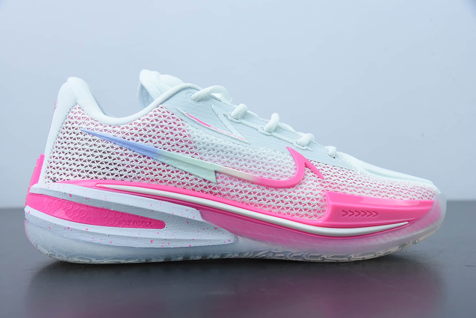 耐克 Nike Air Zoom GT Cut 乳腺癌粉色男子低帮实战篮球鞋纯原版本 货号：CZ0175-008