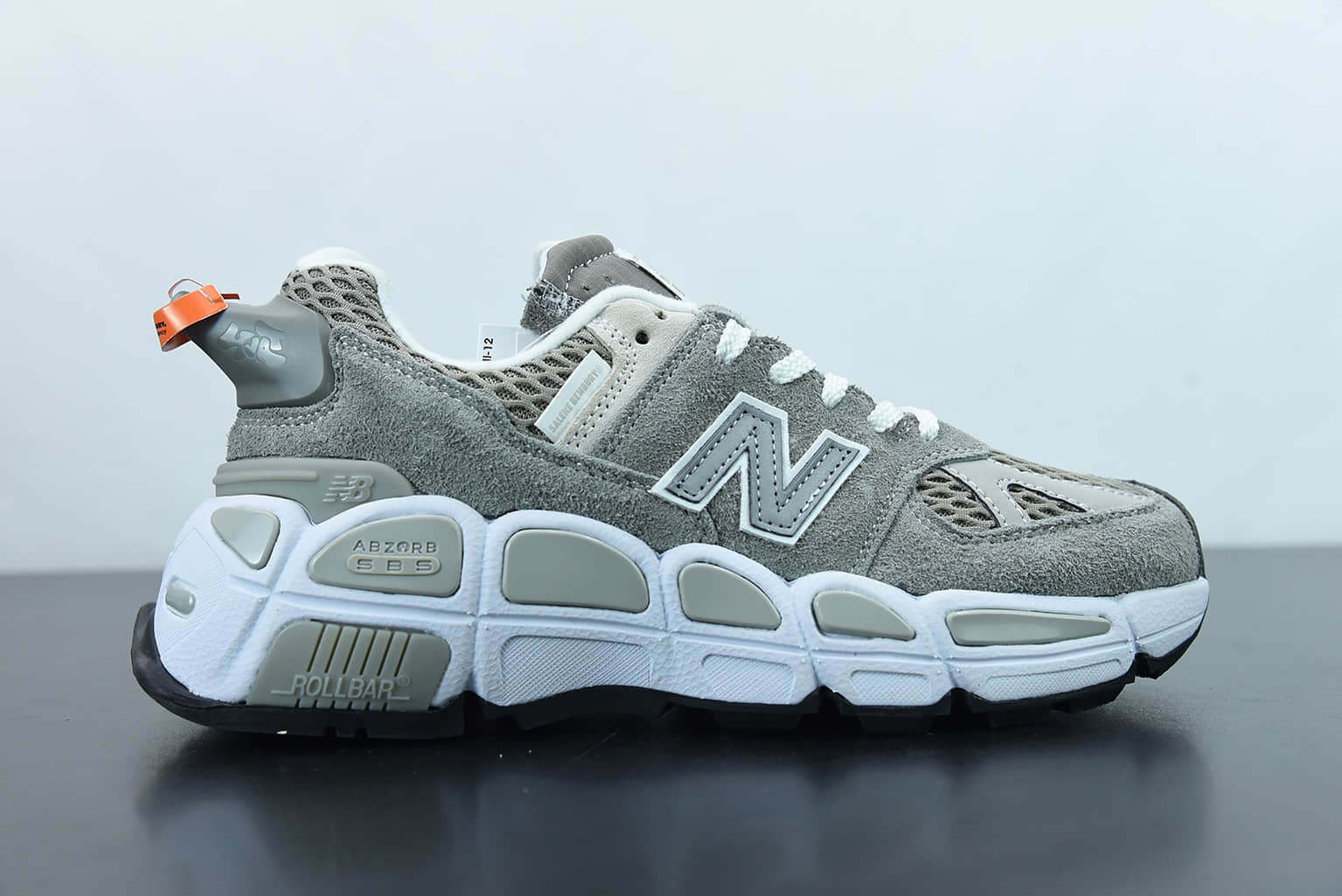 新百伦 New Balance Salehe Bembury x New Balance Yurt 灰色联名复古休闲跑步鞋纯原版本 货号:MS574YSC