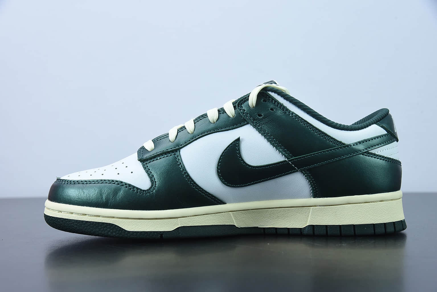 耐克 Nike Dunk Low Vintage Green 海军绿做旧白绿低帮运动休闲板鞋纯原版本 货号:DQ8580-100