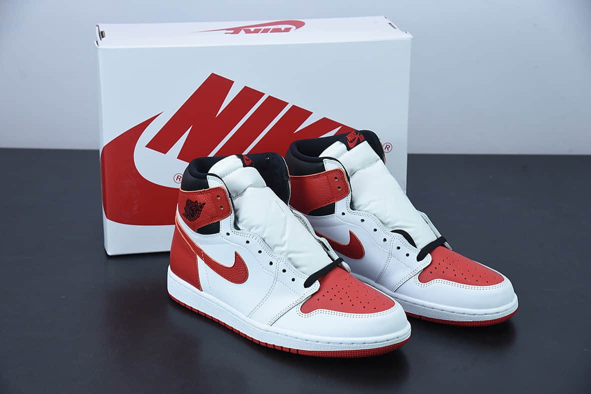 乔丹 Air Jordan 1 High OG “Heritage”白芝加哥高帮篮球鞋纯原版本 货号：555088-161