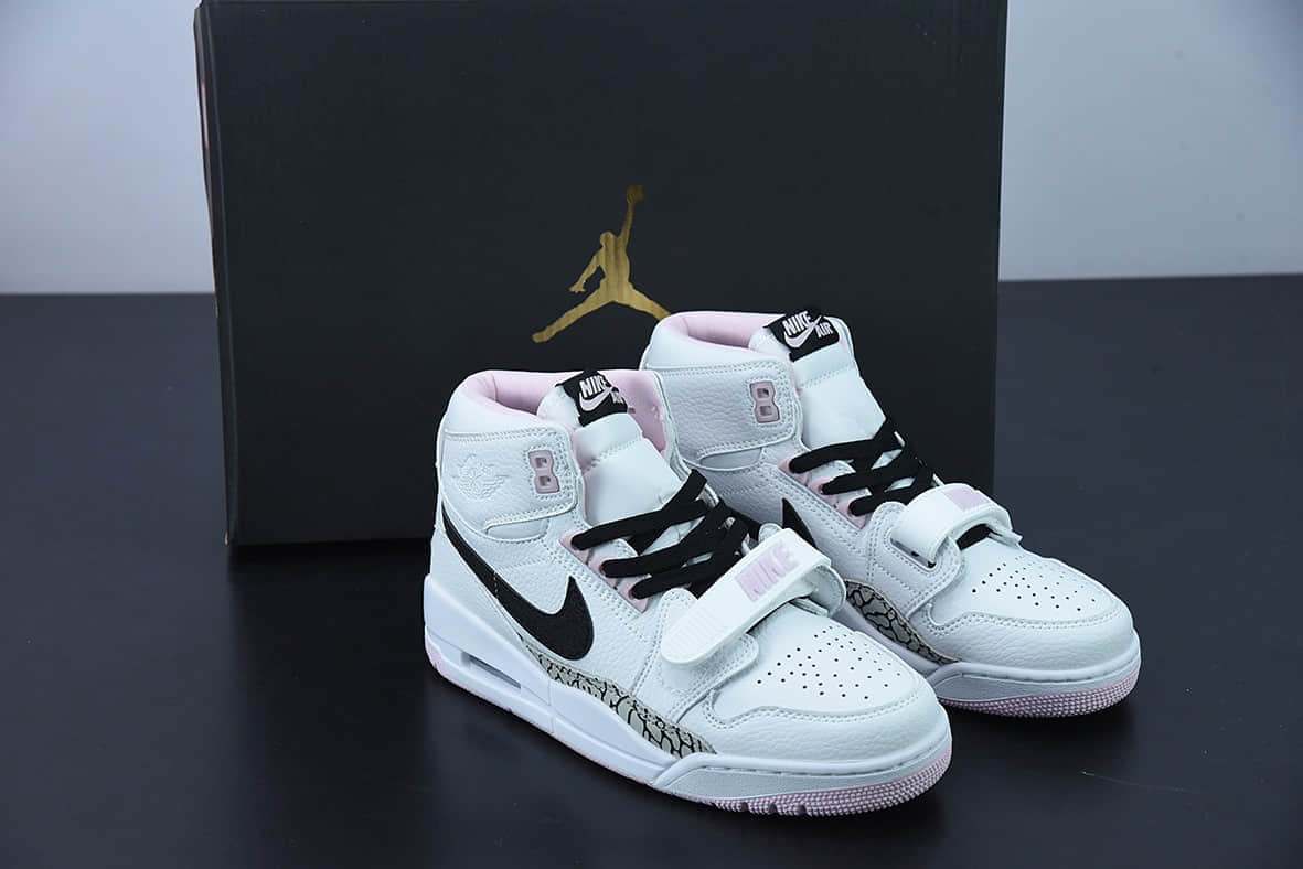 乔丹 Air Jordan Legacy 312 白粉高帮篮球鞋纯原版本 货号：AT4040-106