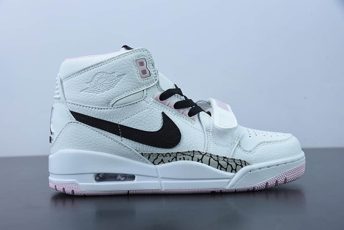 乔丹 Air Jordan Legacy 312 白粉高帮篮球鞋纯原版本 货号：AT4040-106