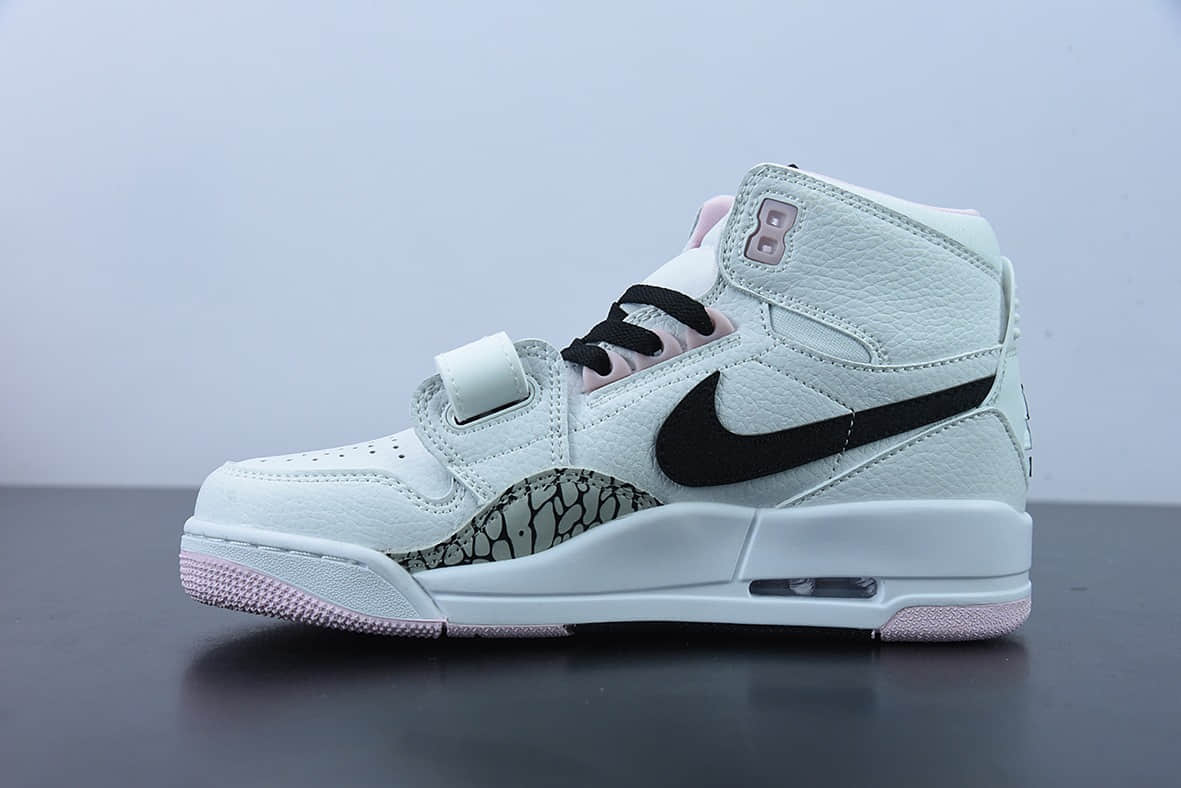 乔丹 Air Jordan Legacy 312 白粉高帮篮球鞋纯原版本 货号：AT4040-106