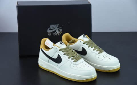 耐克 Nike Air Force 1’07 Low 米黄绿低帮空军一号休闲板鞋纯原版本 货号：DD3063-066