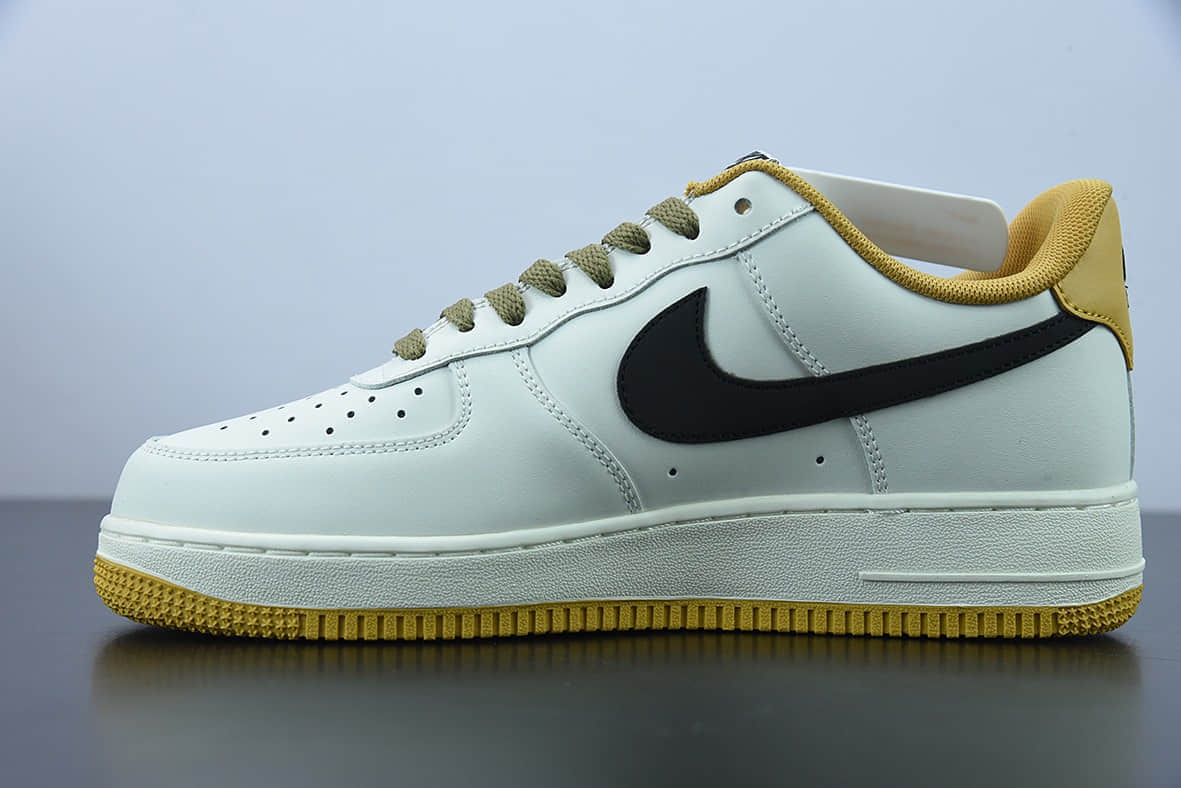 耐克 Nike Air Force 1'07 Low 米黄绿低帮空军一号休闲板鞋纯原版本 货号：DD3063-066