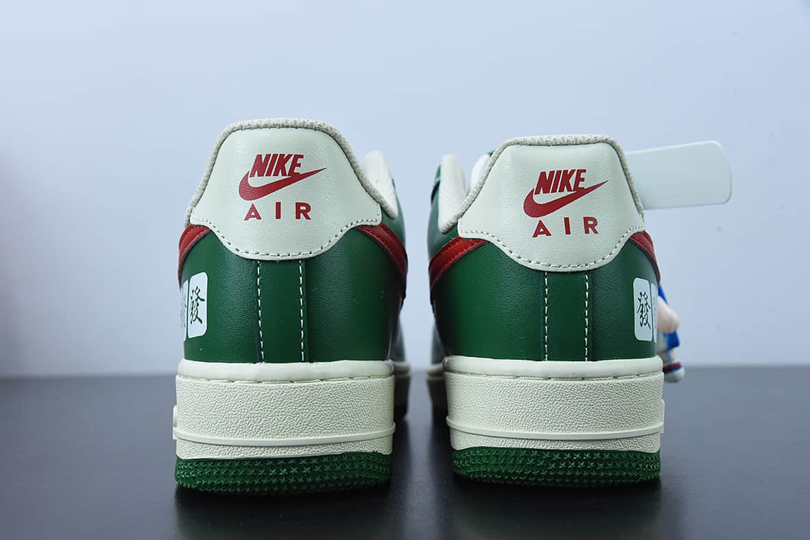 耐克 Nike Air Force 1'07 Low “麻将 发财[發]”空军一号低帮休闲板鞋纯原版本 货号：CW2288-666