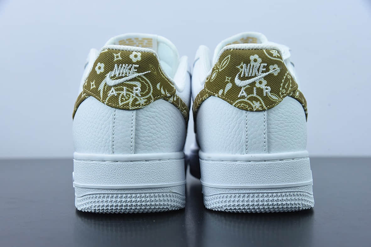 耐克Nike Air Force 1 '07 Low 黄色腰果空军一号低帮休闲板鞋纯原版本 货号:DJ9942-101