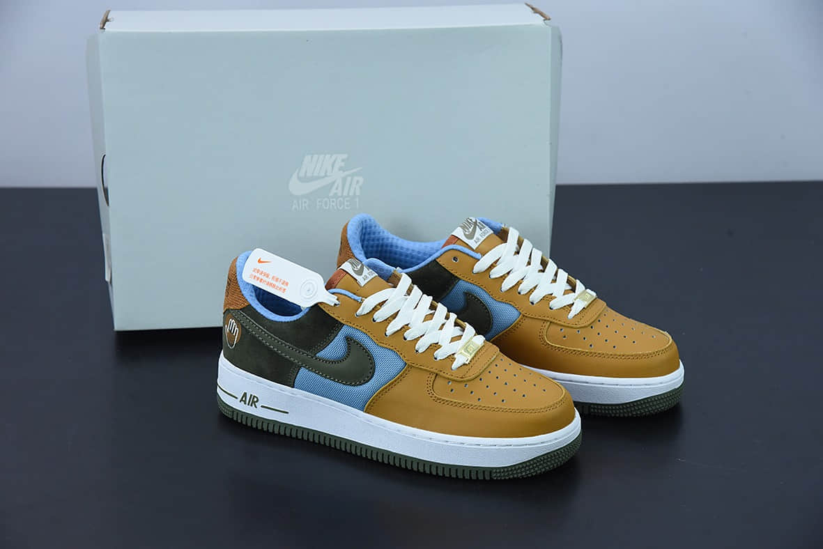 耐克Nike Air Force 1 Low “Bobbito Garcia Pilgrim” “街球朝圣者”黄绿空军一号低帮板鞋纯原版本 货号:316892-831