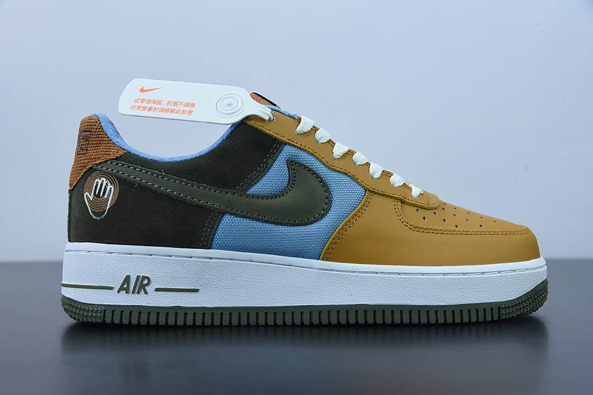 耐克Nike Air Force 1 Low “Bobbito Garcia Pilgrim” “街球朝圣者”黄绿空军一号低帮板鞋纯原版本 货号:316892-831