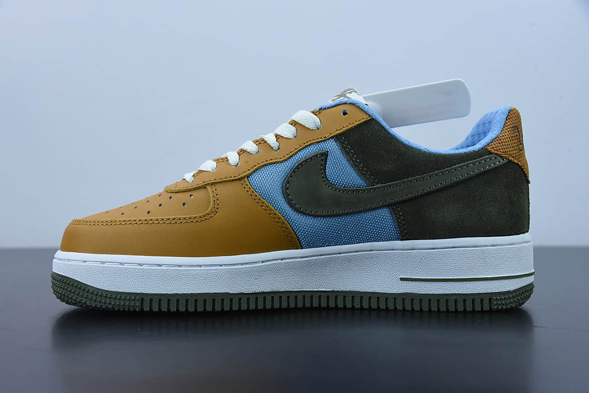 耐克Nike Air Force 1 Low “Bobbito Garcia Pilgrim” “街球朝圣者”黄绿空军一号低帮板鞋纯原版本 货号:316892-831