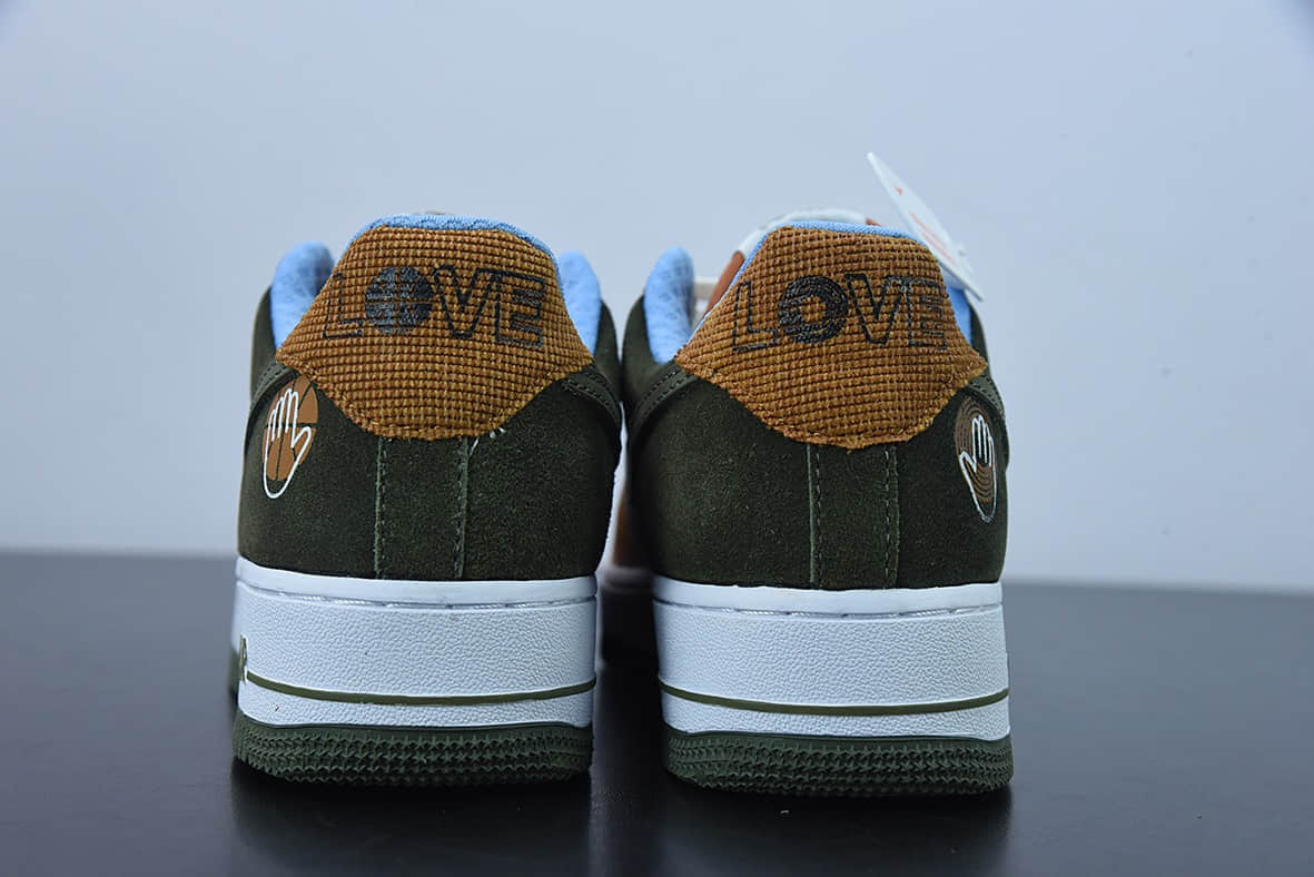 耐克Nike Air Force 1 Low “Bobbito Garcia Pilgrim” “街球朝圣者”黄绿空军一号低帮板鞋纯原版本 货号:316892-831