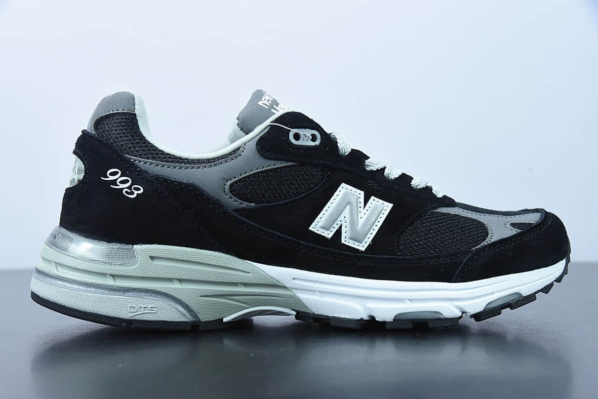 新百伦 New Balance NB Made In USA M993系列黑色美产血统经典复古休闲运动百搭老爹跑步鞋纯原版本 货号:MR993BK