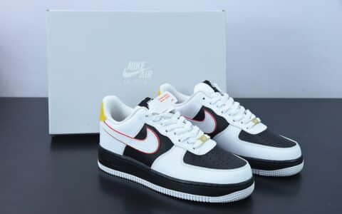 耐克Nike Air Force 1’07 Low 熊猫白黑拼接空军一号低帮休闲板鞋纯原版本 货号：SJ5588-100