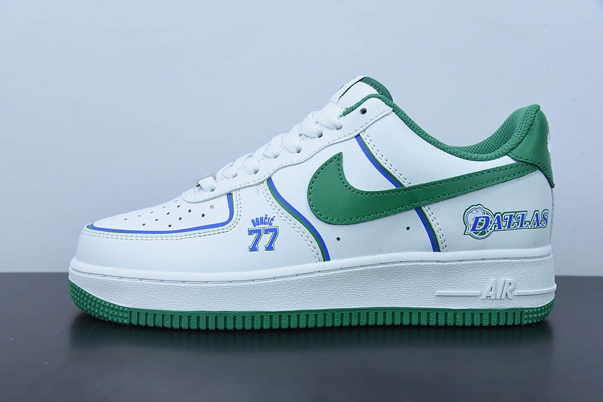 耐克Nike Air Force 1 '07 Low “达拉斯小牛队” 空军一号低帮休闲板鞋纯原版本 货号：BS8856-112