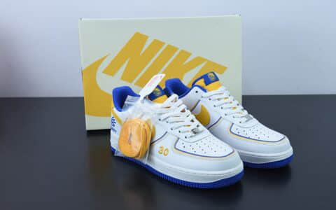 耐克Nike Air Force 1 ’07 Low “勇士-库里限定”空军一号低帮休闲板鞋纯原版本 货号：BS8856-115
