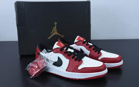乔丹Air Jordan 1 Low Golf 高尔夫全新系列芝加哥低帮休闲板鞋纯原版本 货号：DD9315-600