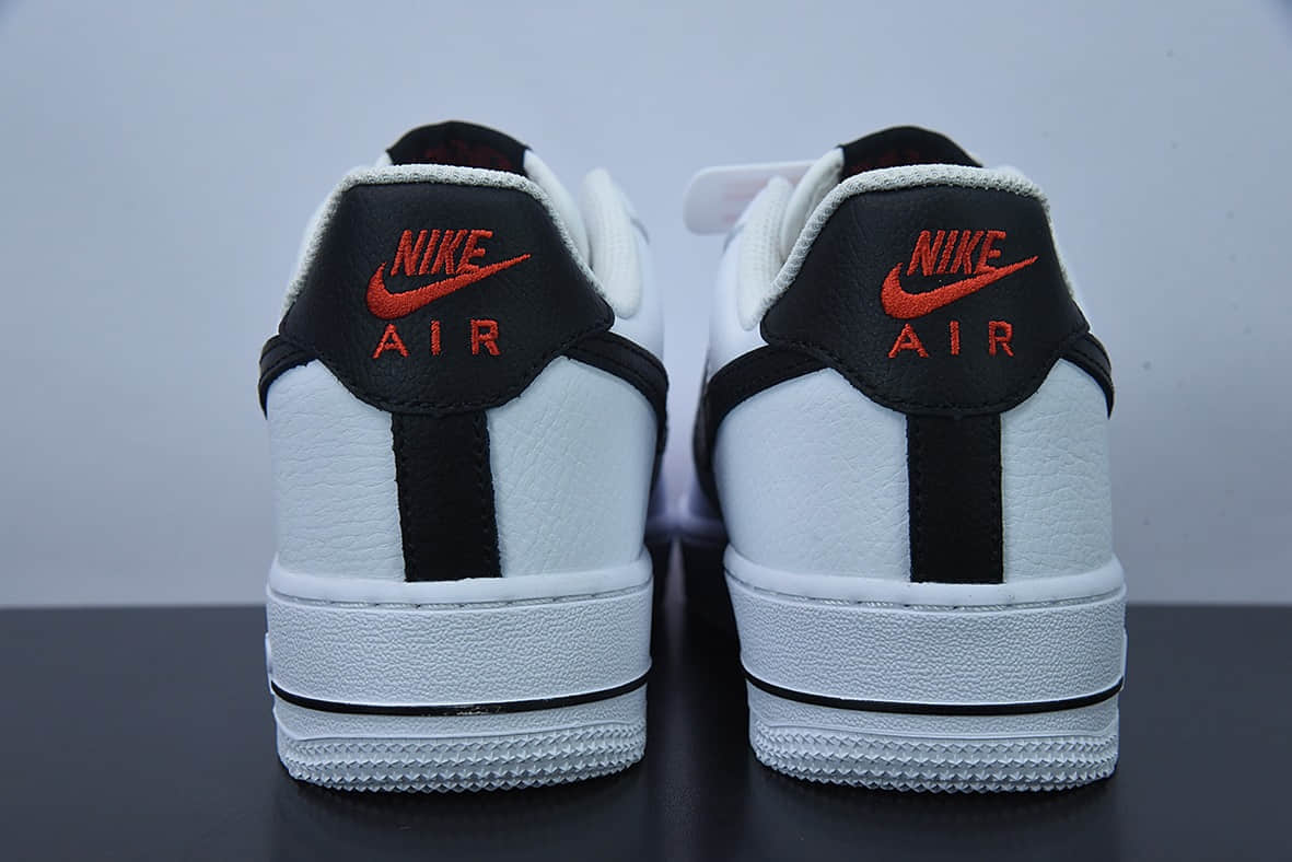 耐克Nike Air Force 1 Low 白黑红空军一号低帮运动休闲板鞋纯原版本 货号：DH7567-100