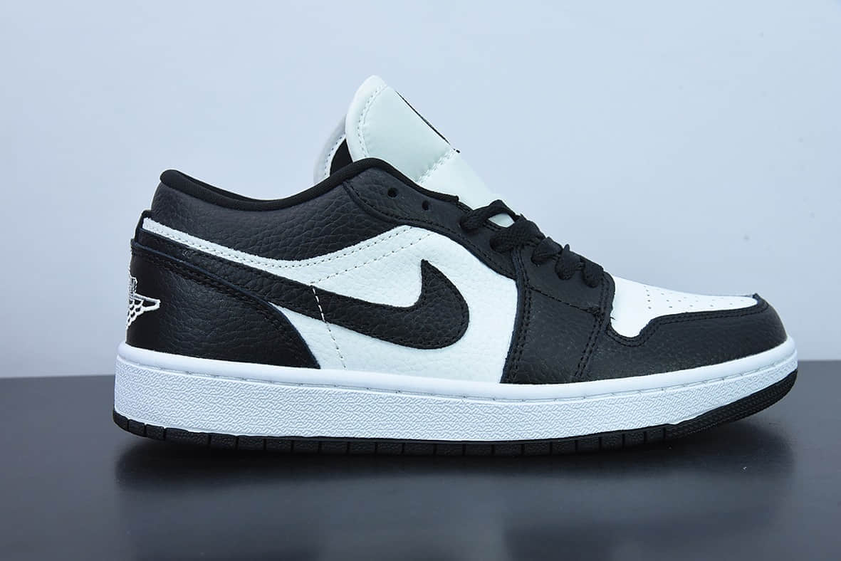 乔丹Air Jordan 1 LowHomage 黑白阴阳熊猫低帮复古篮球鞋纯原版本货号：DR0502-101