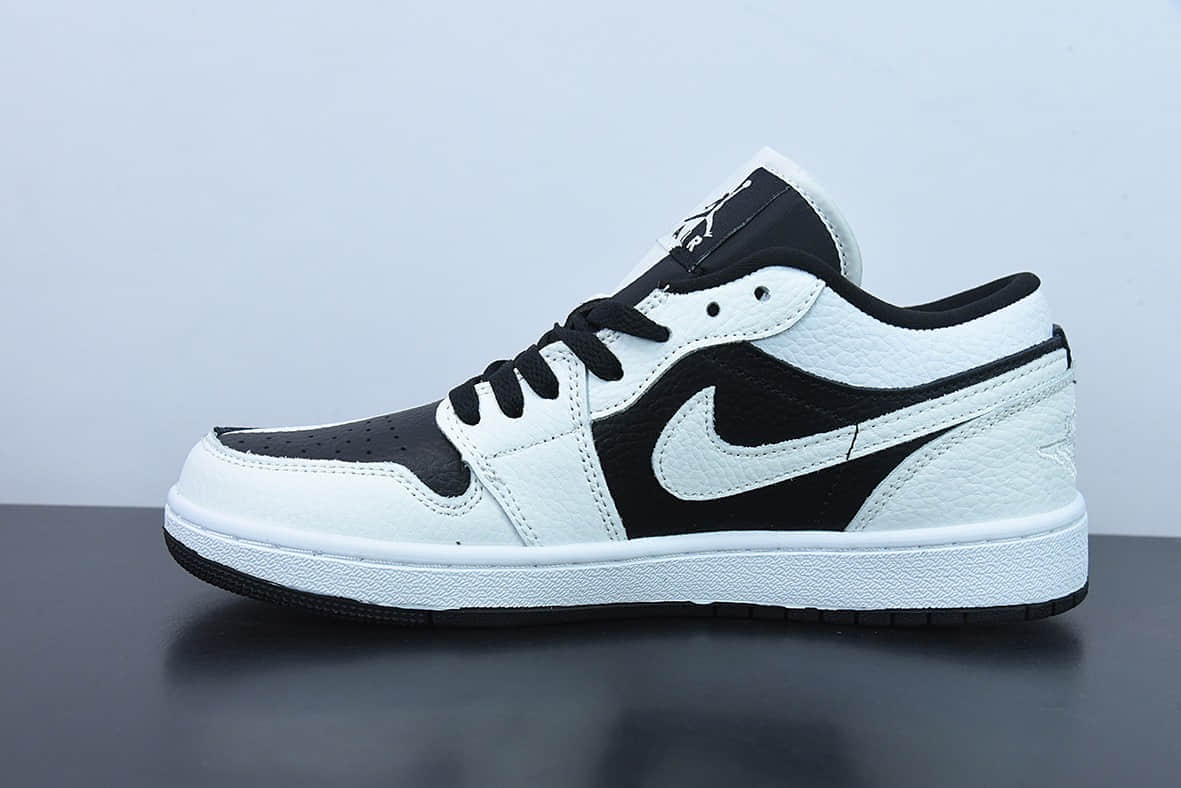 乔丹Air Jordan 1 LowHomage 黑白阴阳熊猫低帮复古篮球鞋纯原版本货号：DR0502-101