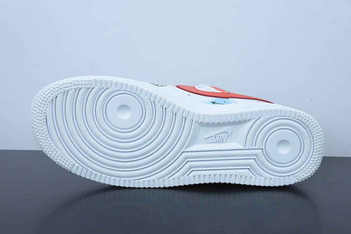 耐克Nike Air Force 1 Low’07 小丑涂鸦配色二次元主题空军一号低帮休闲板鞋纯原版本 货号:CW2288-111